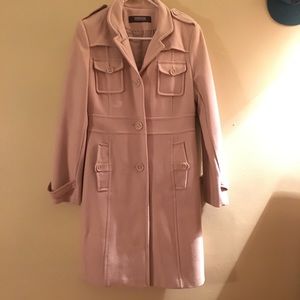 Beige Kenneth Cole Reaction Wool Coat